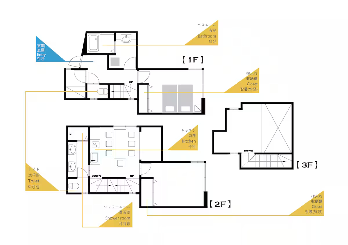 スタジオーネ箱根湯本 EAST-101の写真 6